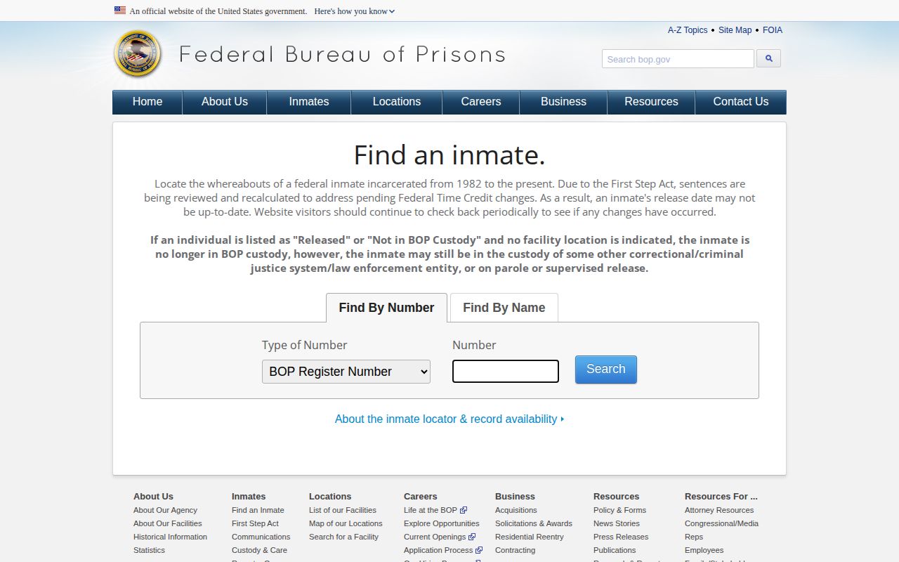 Federal locator for custody beyond Humphreys County arrest records